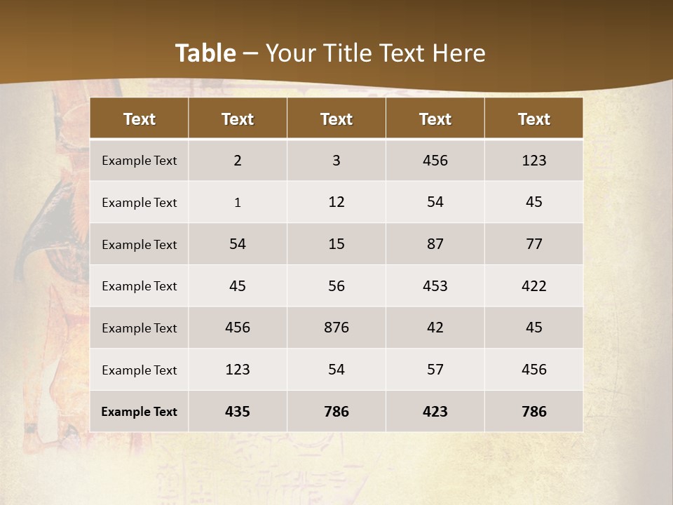 Wallpaper Aged Orange PowerPoint Template