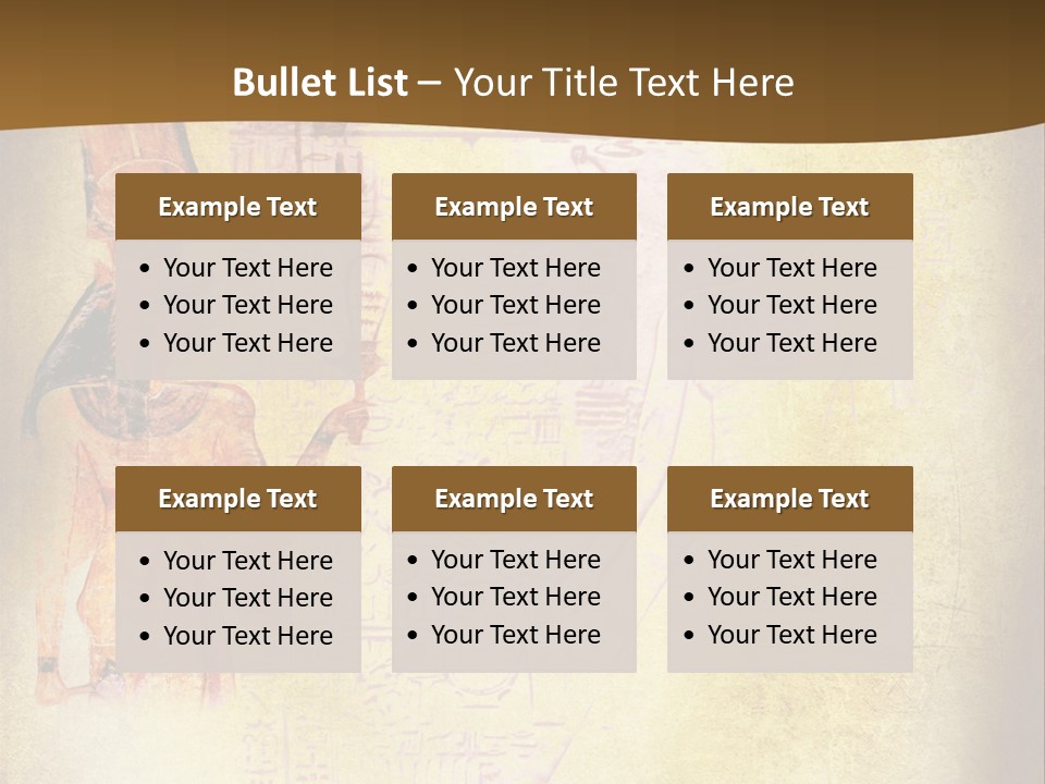 Wallpaper Aged Orange PowerPoint Template