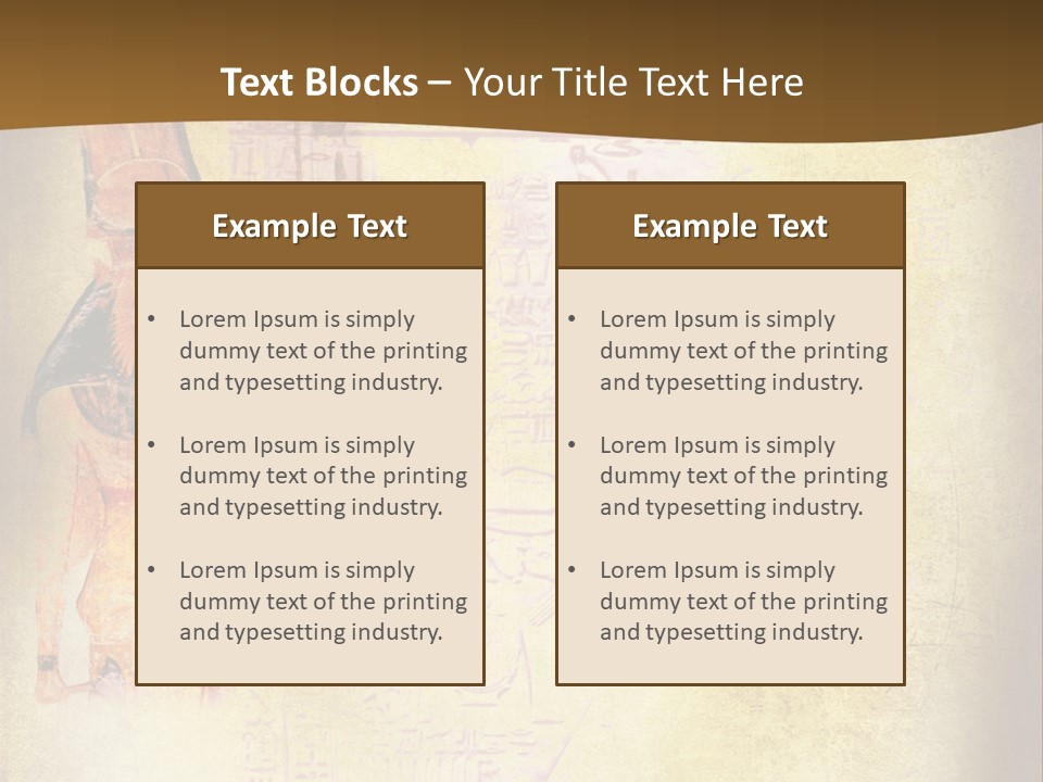 Wallpaper Aged Orange PowerPoint Template