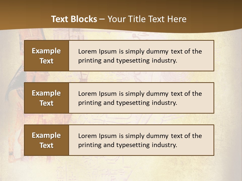 Wallpaper Aged Orange PowerPoint Template