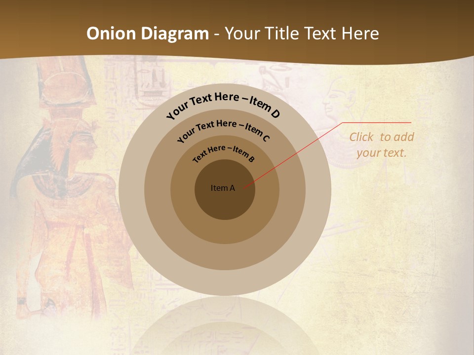 Wallpaper Aged Orange PowerPoint Template