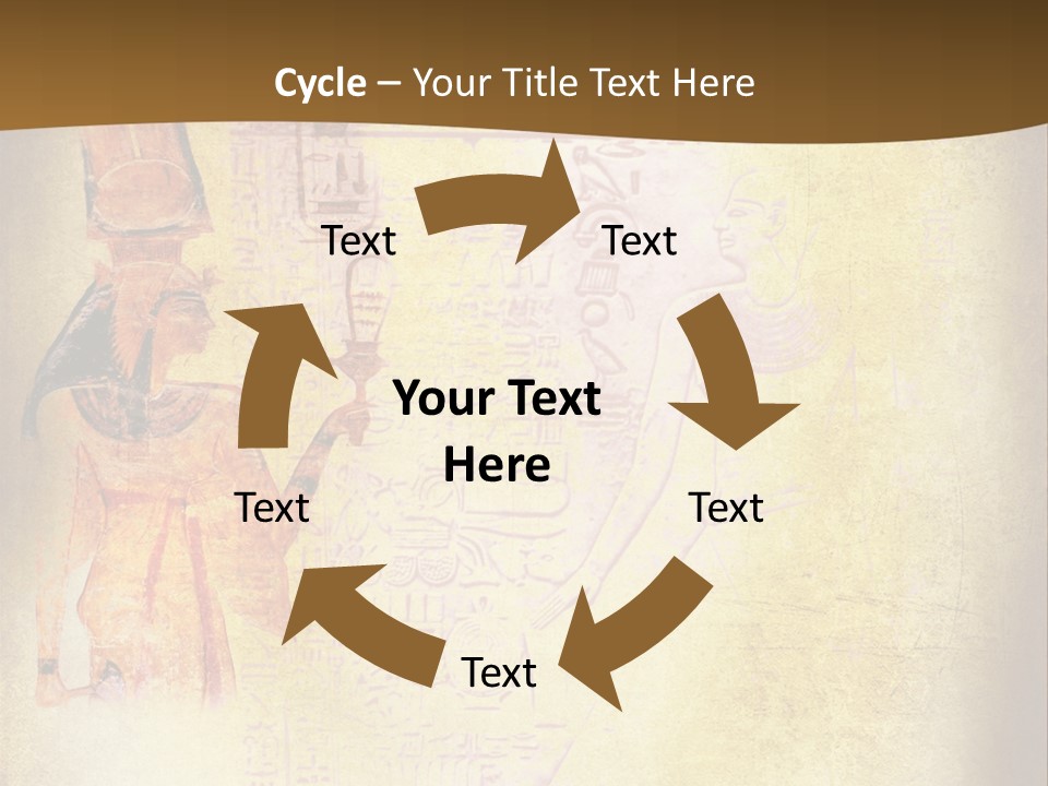 Wallpaper Aged Orange PowerPoint Template