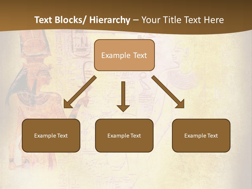 Wallpaper Aged Orange PowerPoint Template