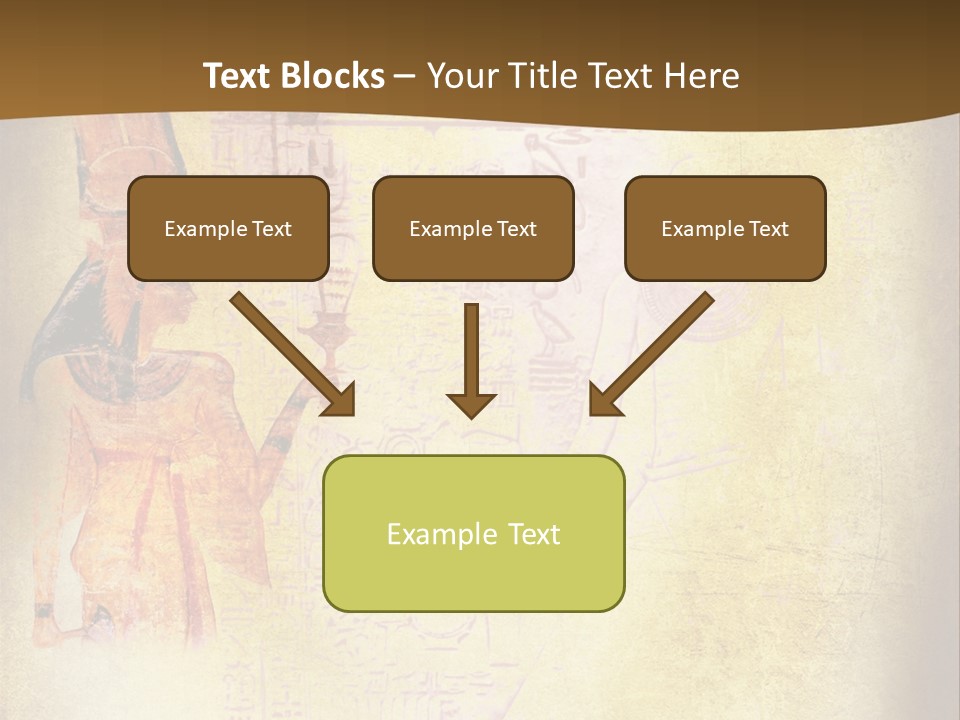 Wallpaper Aged Orange PowerPoint Template