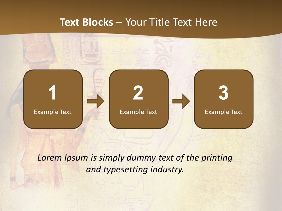 Wallpaper Aged Orange PowerPoint Template