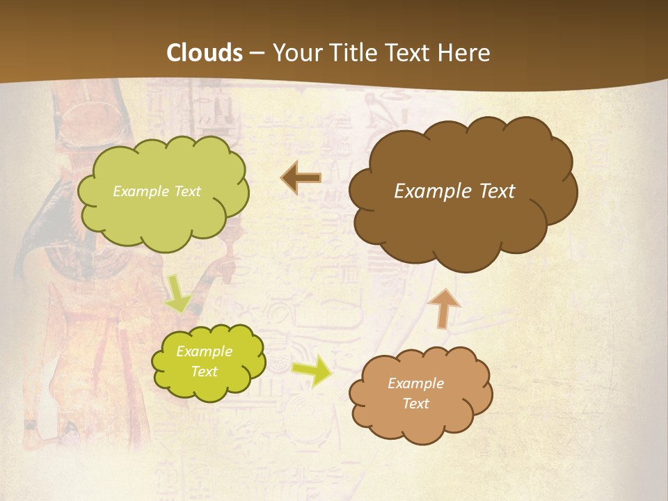 Wallpaper Aged Orange PowerPoint Template