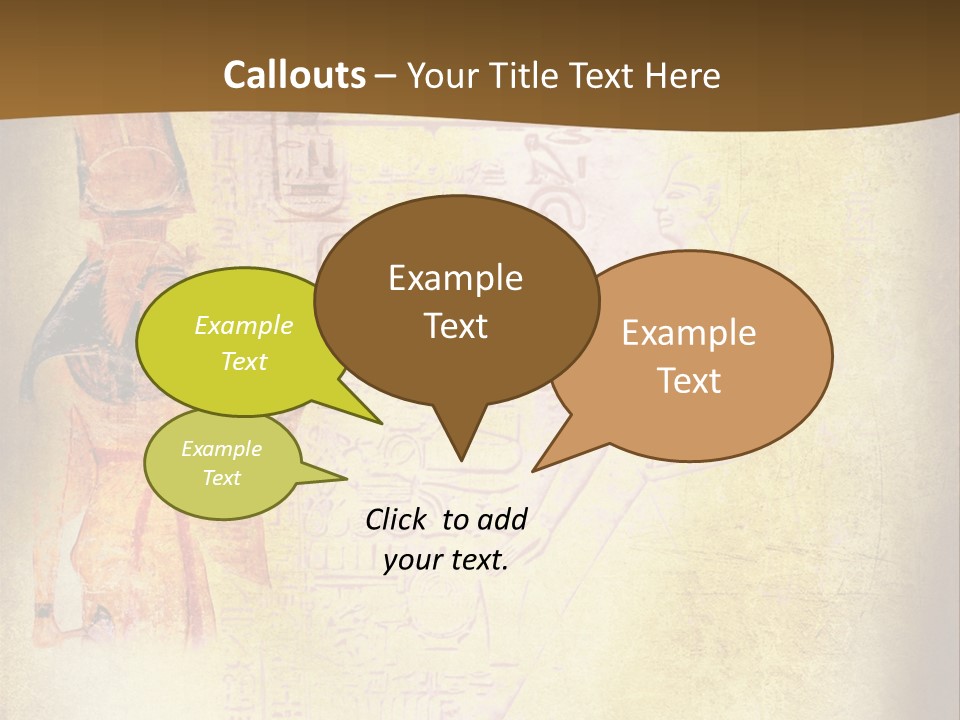 Wallpaper Aged Orange PowerPoint Template