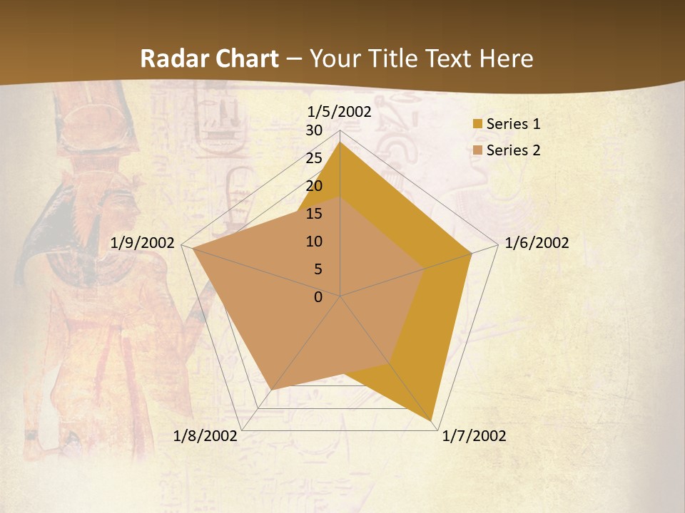 Wallpaper Aged Orange PowerPoint Template
