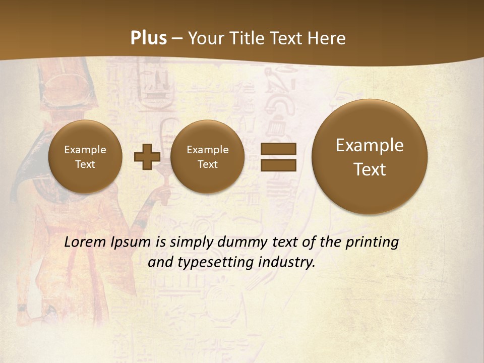 Wallpaper Aged Orange PowerPoint Template