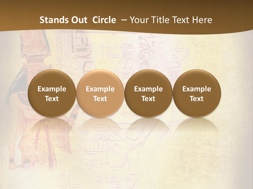 Wallpaper Aged Orange PowerPoint Template