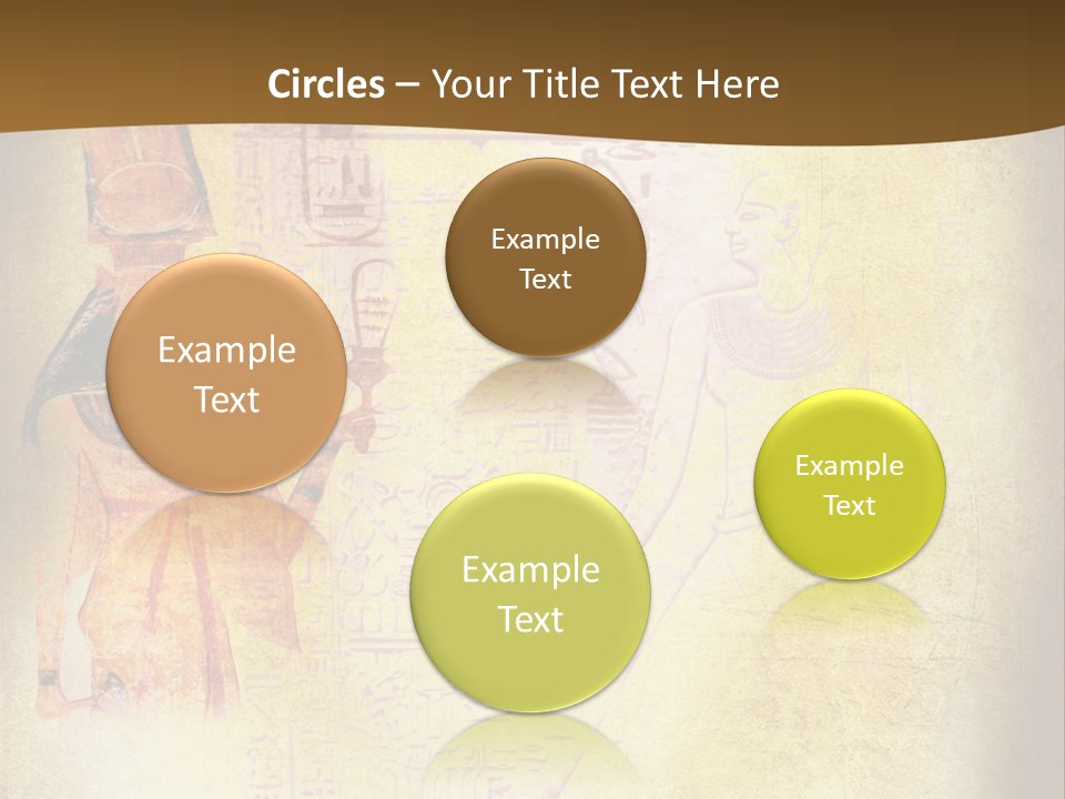 Wallpaper Aged Orange PowerPoint Template