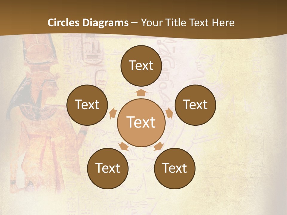 Wallpaper Aged Orange PowerPoint Template