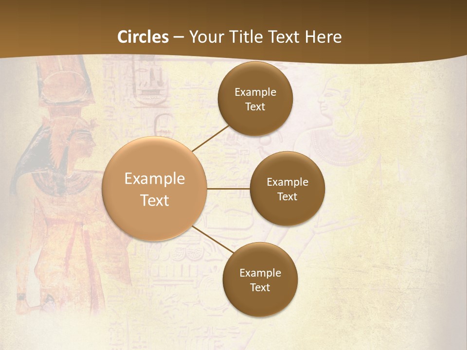 Wallpaper Aged Orange PowerPoint Template