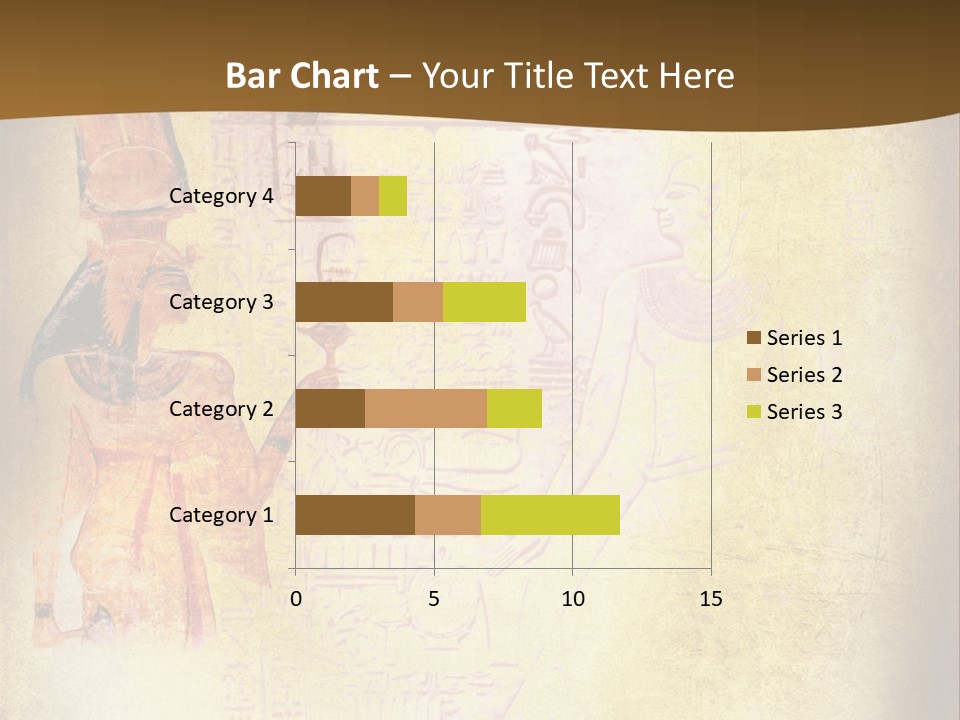 Wallpaper Aged Orange PowerPoint Template