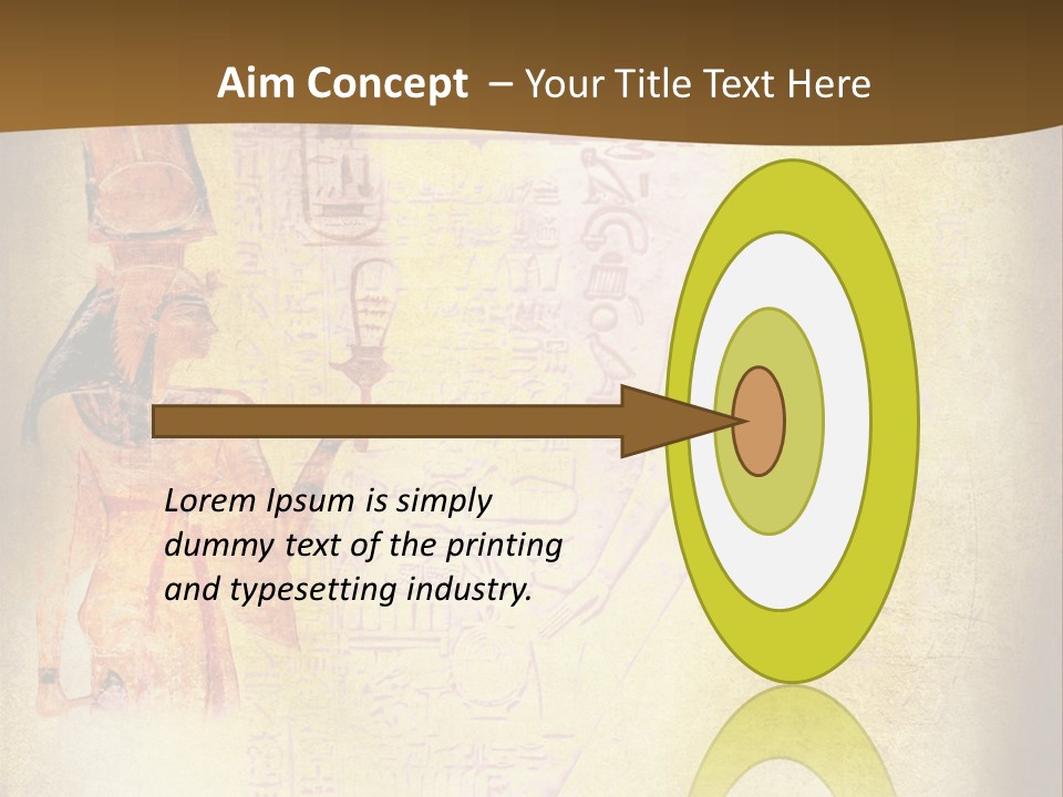 Wallpaper Aged Orange PowerPoint Template