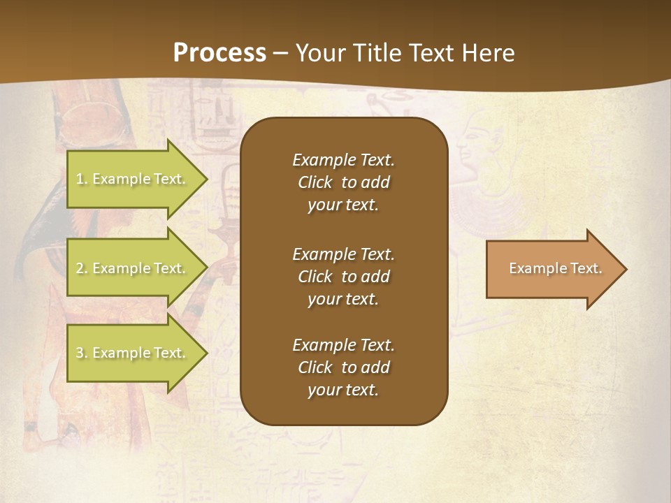 Wallpaper Aged Orange PowerPoint Template