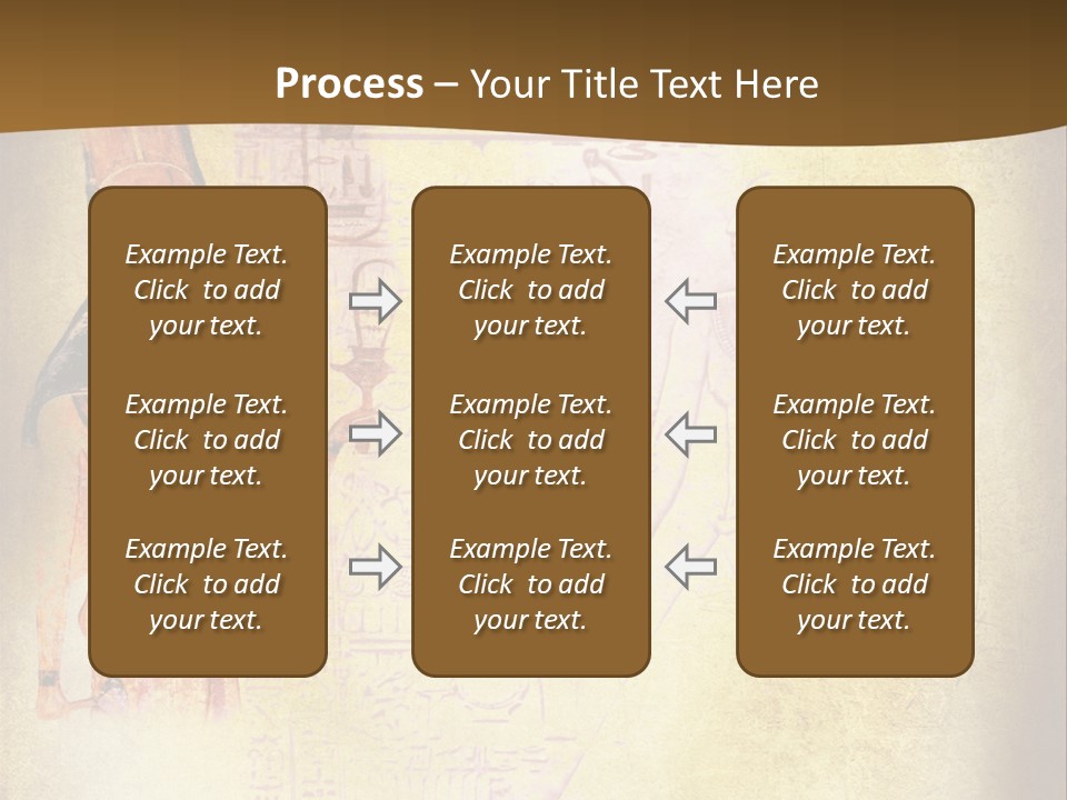 Wallpaper Aged Orange PowerPoint Template