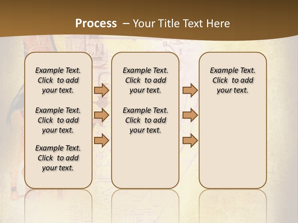 Wallpaper Aged Orange PowerPoint Template