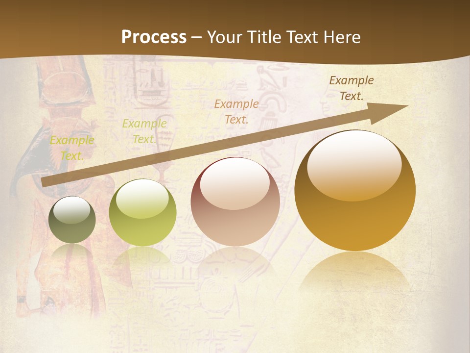 Wallpaper Aged Orange PowerPoint Template