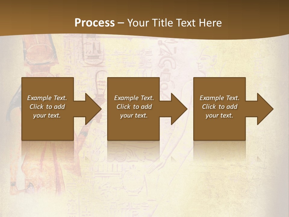 Wallpaper Aged Orange PowerPoint Template