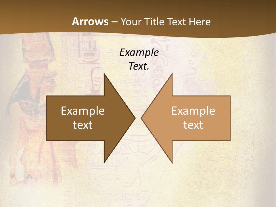 Wallpaper Aged Orange PowerPoint Template