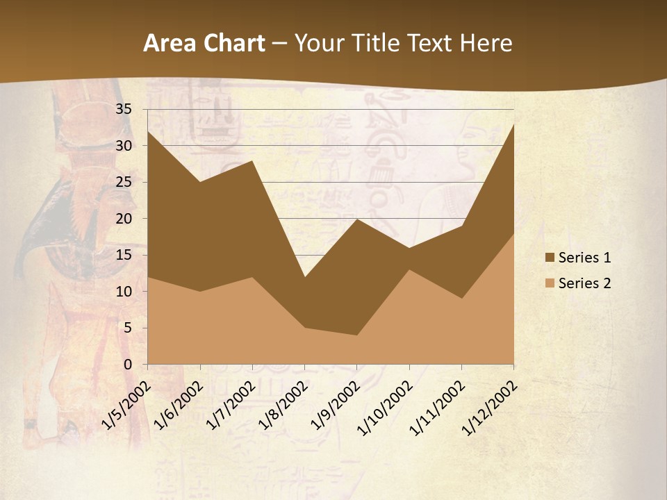 Wallpaper Aged Orange PowerPoint Template