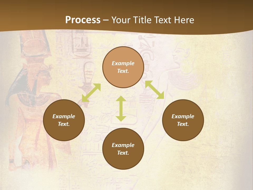 Wallpaper Aged Orange PowerPoint Template