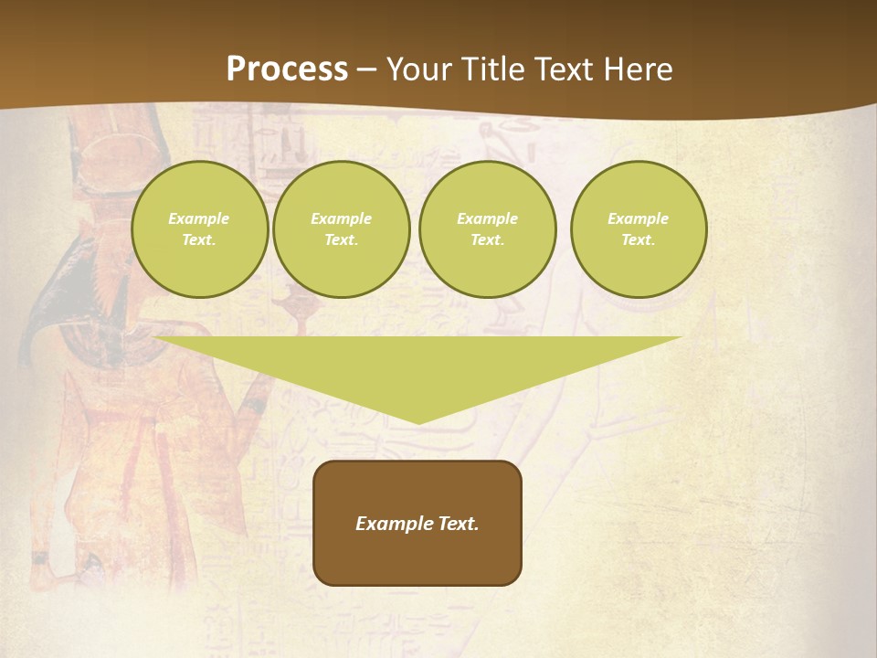 Wallpaper Aged Orange PowerPoint Template