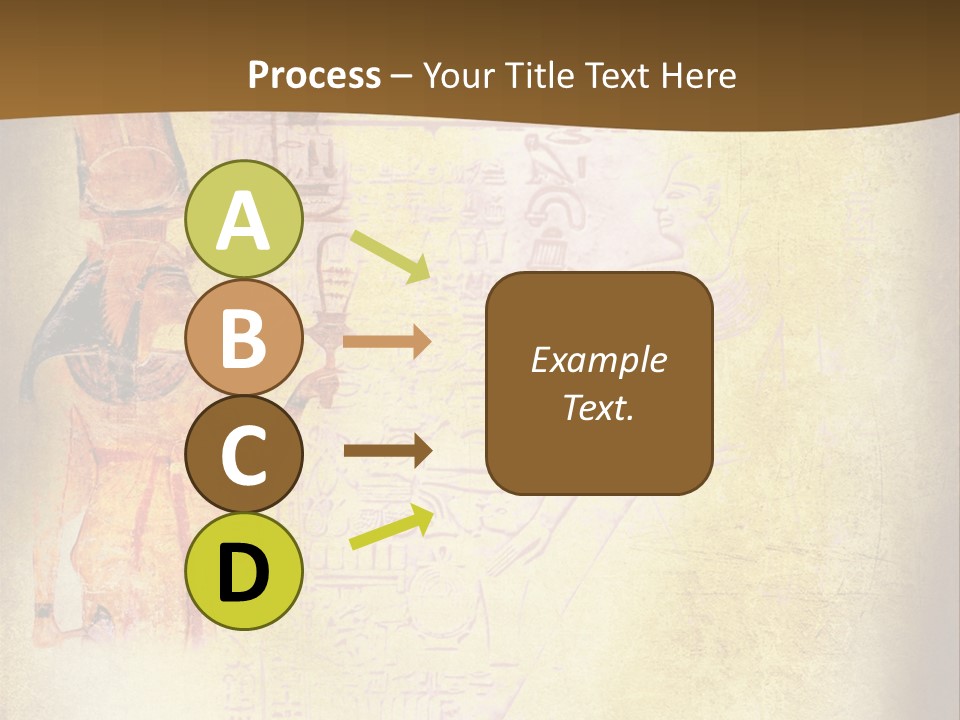 Wallpaper Aged Orange PowerPoint Template