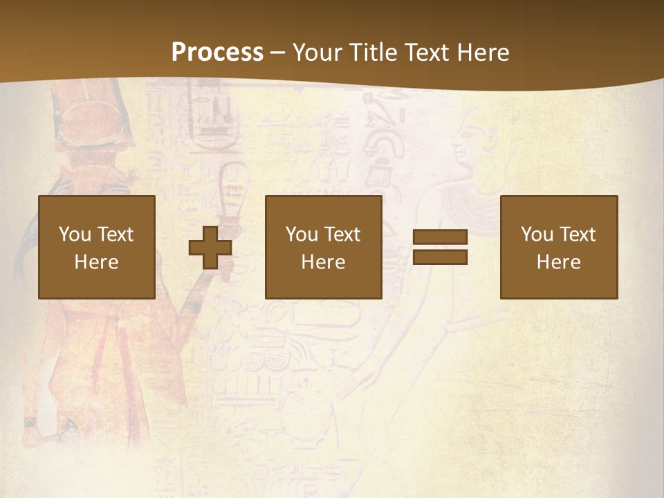 Wallpaper Aged Orange PowerPoint Template