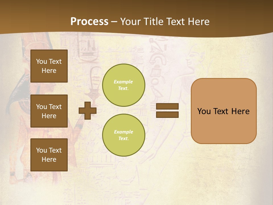 Wallpaper Aged Orange PowerPoint Template