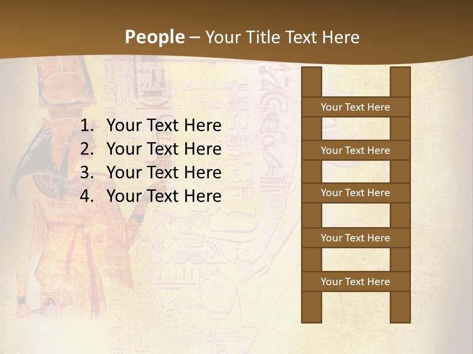 Wallpaper Aged Orange PowerPoint Template