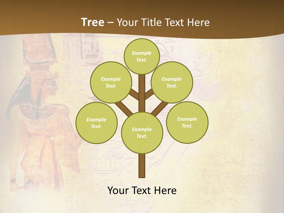 Wallpaper Aged Orange PowerPoint Template