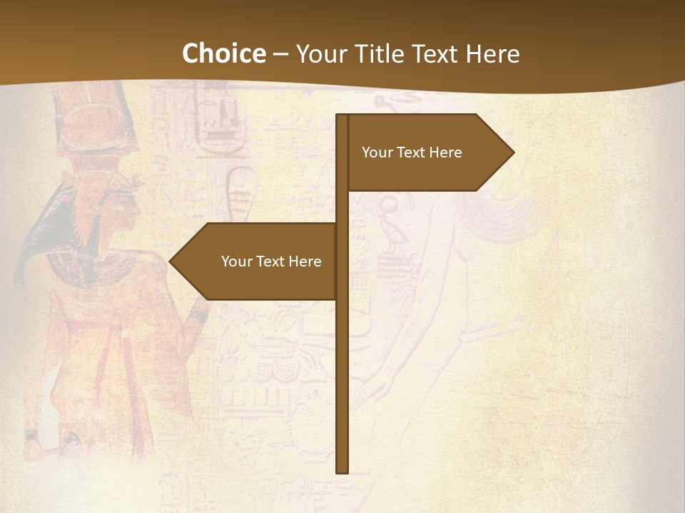 Wallpaper Aged Orange PowerPoint Template