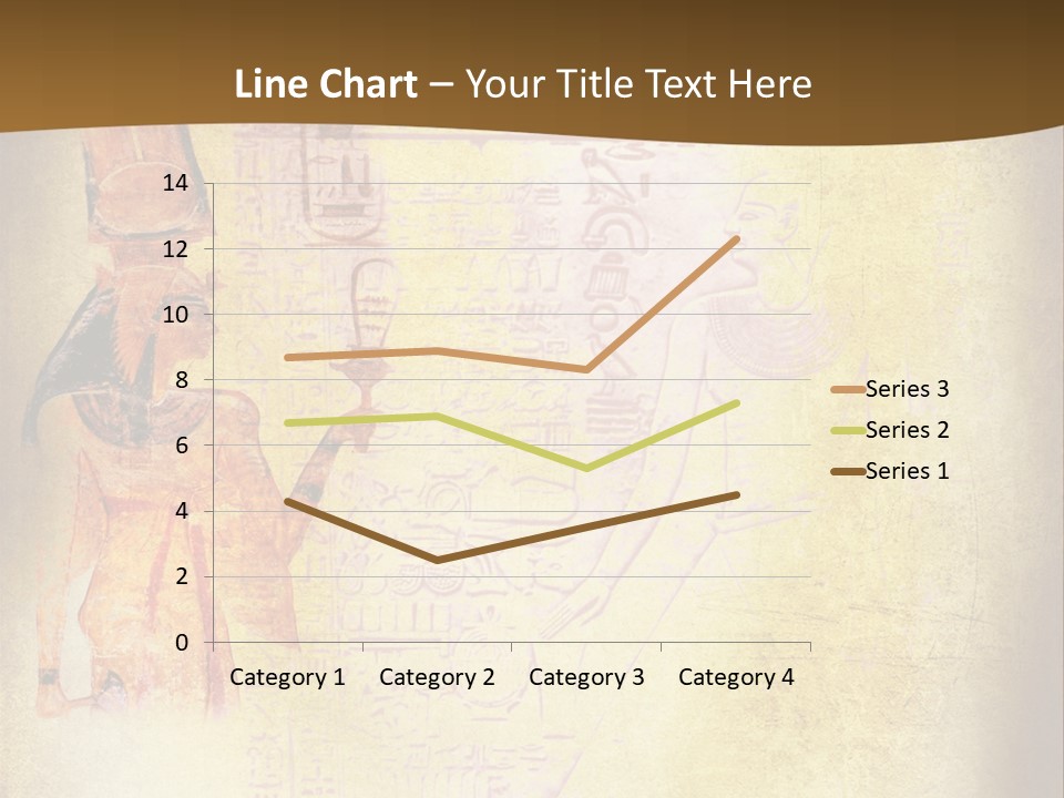 Wallpaper Aged Orange PowerPoint Template