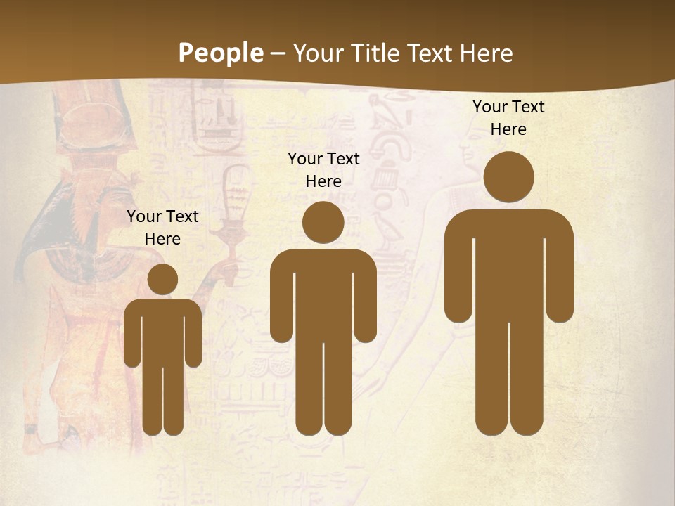 Wallpaper Aged Orange PowerPoint Template