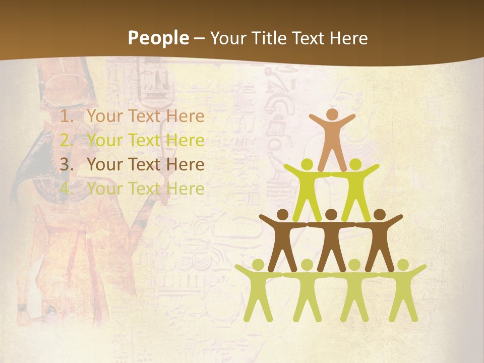 Wallpaper Aged Orange PowerPoint Template