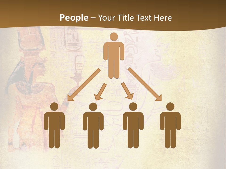 Wallpaper Aged Orange PowerPoint Template