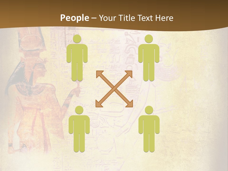 Wallpaper Aged Orange PowerPoint Template