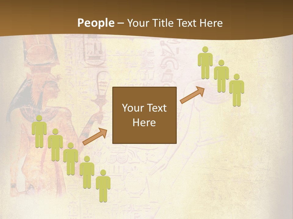 Wallpaper Aged Orange PowerPoint Template