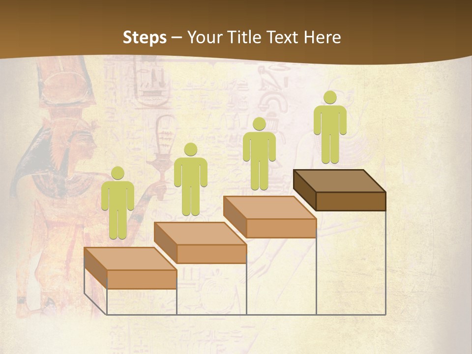 Wallpaper Aged Orange PowerPoint Template