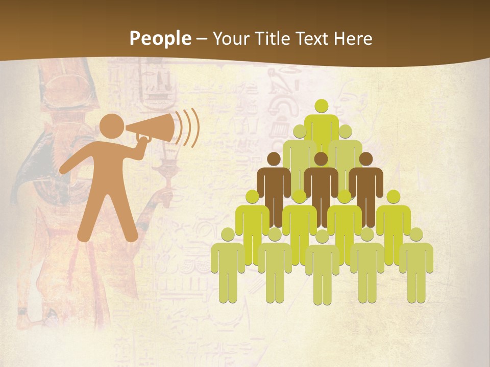 Wallpaper Aged Orange PowerPoint Template