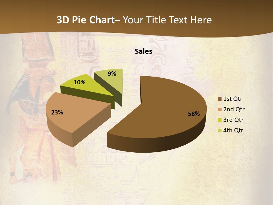 Wallpaper Aged Orange PowerPoint Template