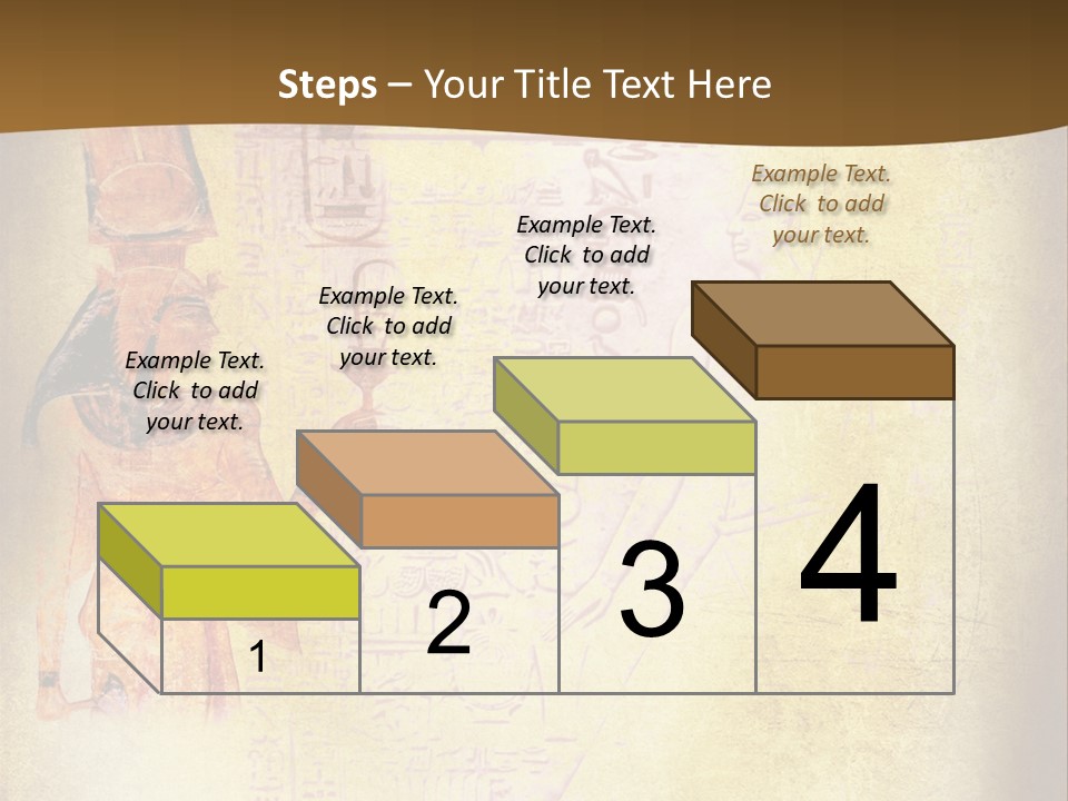 Wallpaper Aged Orange PowerPoint Template