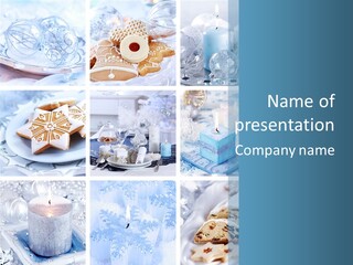 Gold Tasty Christmas PowerPoint Template