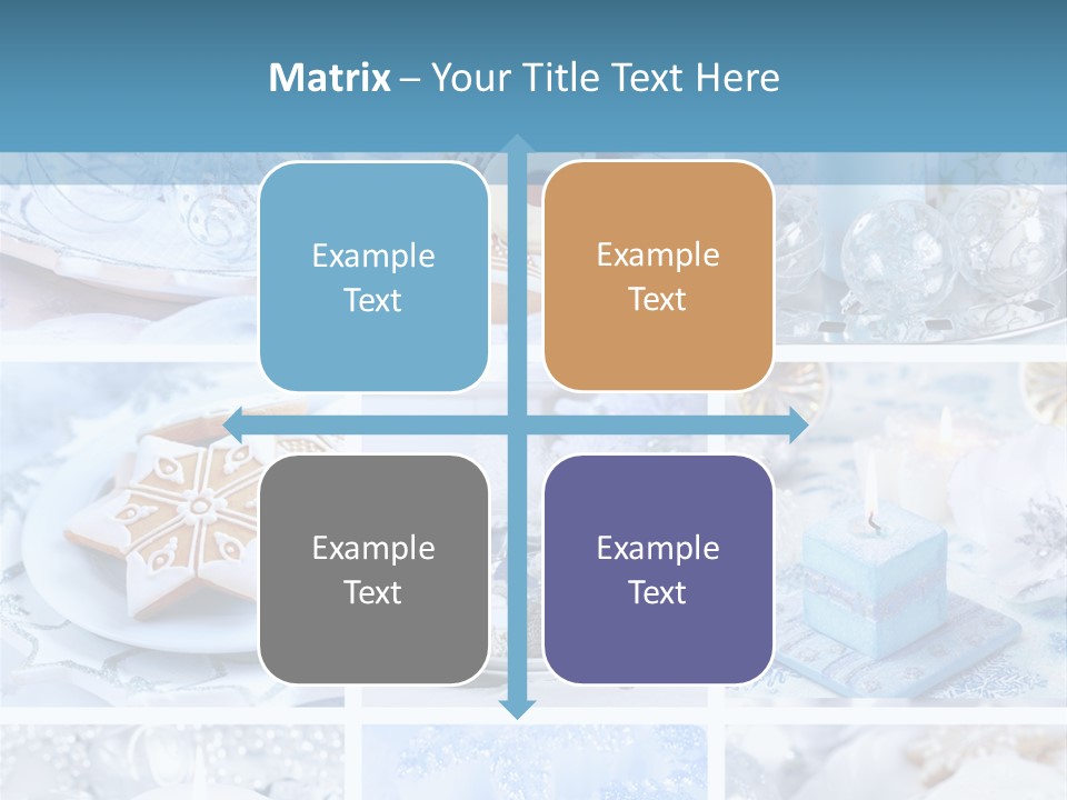 Gold Tasty Christmas PowerPoint Template