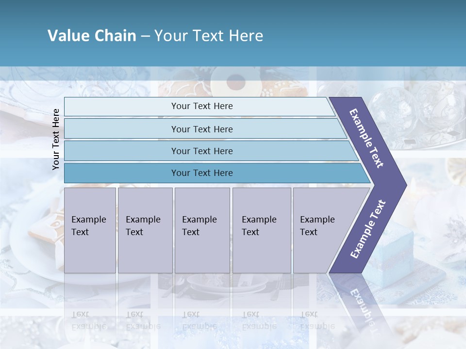 Gold Tasty Christmas PowerPoint Template