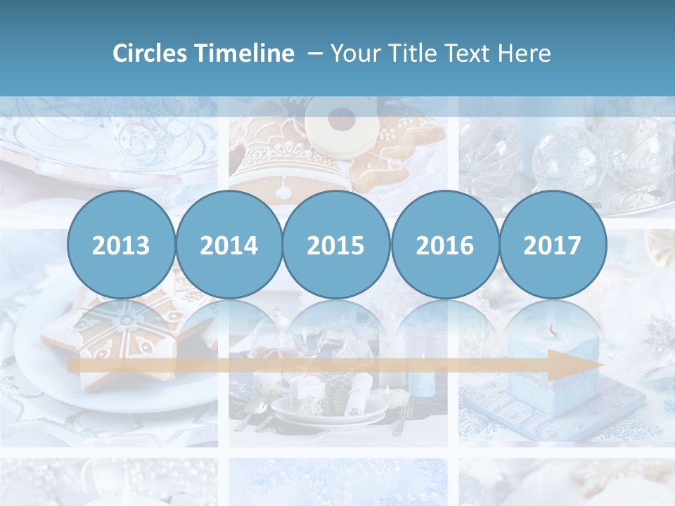 Gold Tasty Christmas PowerPoint Template