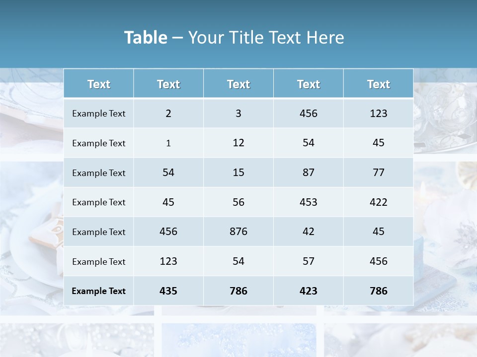 Gold Tasty Christmas PowerPoint Template