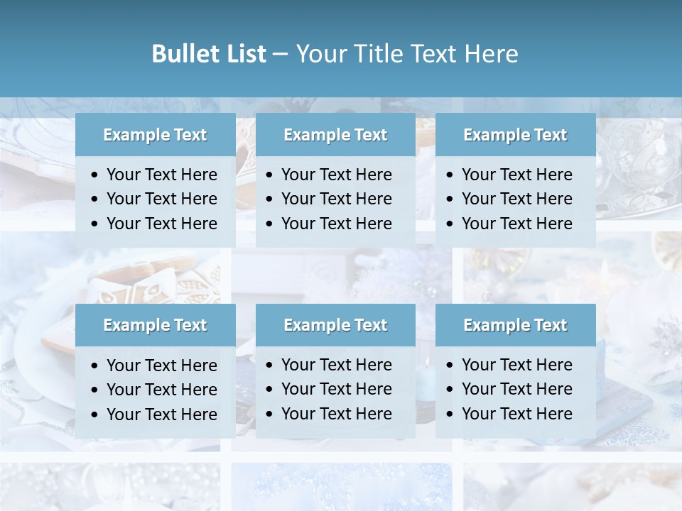 Gold Tasty Christmas PowerPoint Template